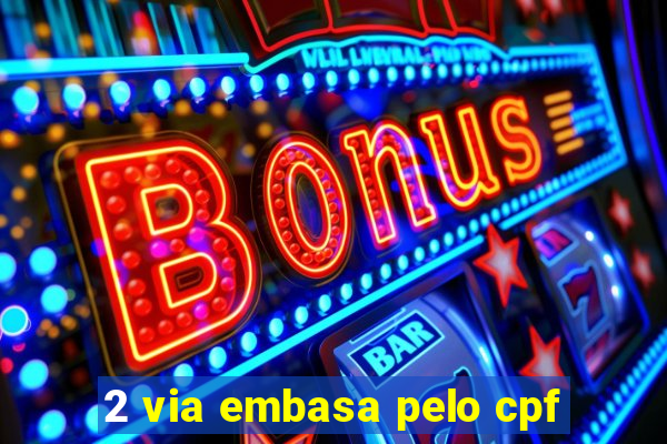 2 via embasa pelo cpf